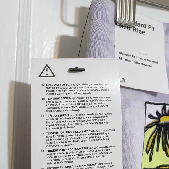 NIKE purple Tie-dye Standard fit mid rise size 2X Creativity sweatpants NEW - Picture 6 of 11